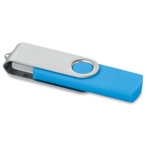 USB kľúč o verzii On The Go s potlačou - Reklamnepredmety