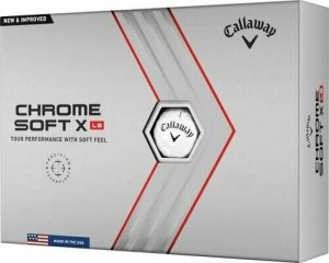 Profesionálne golfové loptičky Callaway Chrome Soft X LS 2022 - Reklamnepredmety