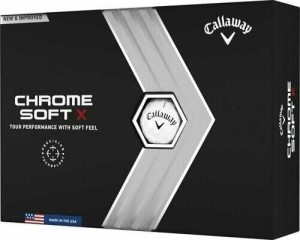 Profesionálne golfové loptičky Callaway Chrome Soft X 2022 - Reklamnepredmety