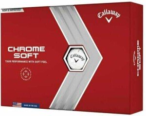 Profesionálne golfové loptičky Callaway Chrome Soft 2022 - Reklamnepredmety