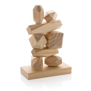 Drevené balančné kamene Ukiyo Crios v púzdre - Reklamnepredmety