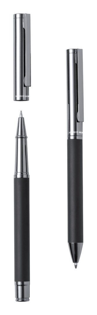 Elegantné kovové guľôčkové pero a roller