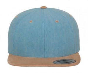 Šiltovka Chambray-Suede so snapback zapínaním - Reklamnepredmety