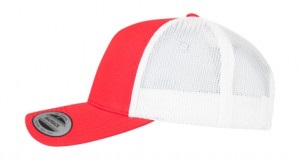 5-panelová dvojfarebná šiltovka Retro Trucker - Reklamnepredmety