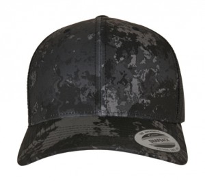 Klasická Retro Trucker šiltovka Veil Camo™ - Reklamnepredmety