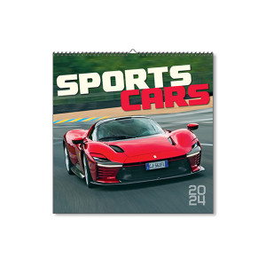 Nástenný kalendár Sports Cars 2024 - Reklamnepredmety
