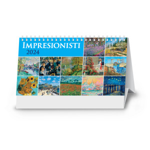 Stolový kalendár Impresionisti 2024 - Reklamnepredmety