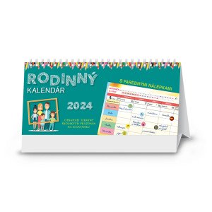 Stolový kalendár Rodinný 2024 - Reklamnepredmety