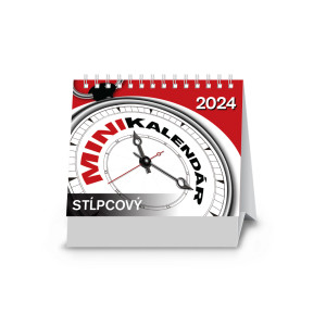 Stolový Mini kalendár pracovný 2024 - Reklamnepredmety