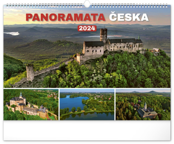 Nástenný kalendár Panorámy Česka 2024