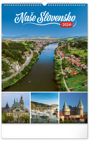Nástenný kalendár Naše Slovensko 2024 - Reklamnepredmety