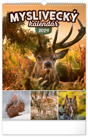 Nástenný kalendár Poľovnícky 2024 - Reklamnepredmety