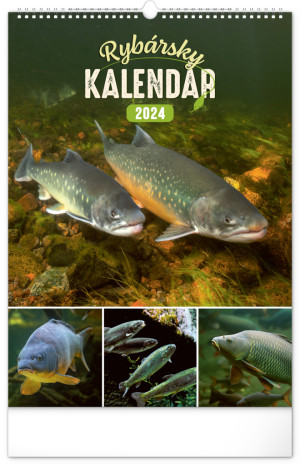 Nástenný kalendár Rybársky 2024 SK - Reklamnepredmety