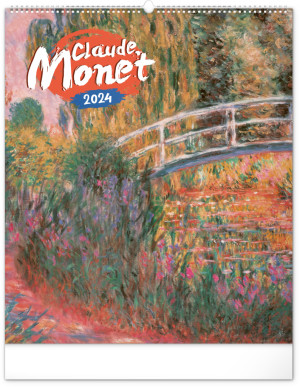 Nástenný kalendár Claude Monet 2024 - Reklamnepredmety