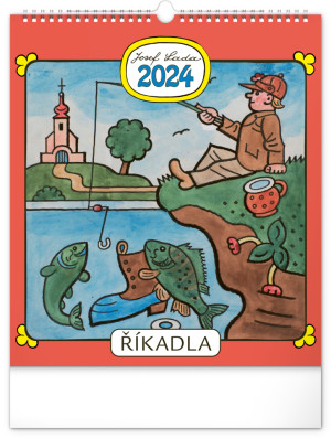 Nástenný kalendár Josef Lada – Riekanky CZ 2024 - Reklamnepredmety