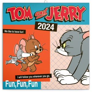 Poznámkový kalendár Tom a Jerry 2024 - Reklamnepredmety