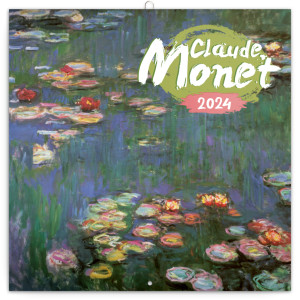 Poznámkový kalendár Claude Monet 2024 - Reklamnepredmety