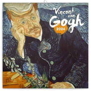 Poznámkový kalendár Vincent van Gogh 2024 - Reklamnepredmety