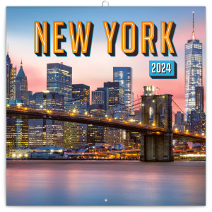 Poznámkový kalendár New York 2024 - Reklamnepredmety