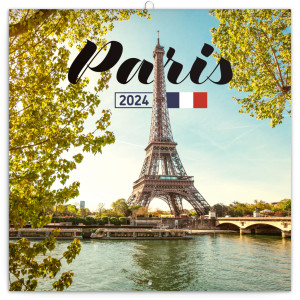 Poznámkový kalendár Paríž 2024 - Reklamnepredmety