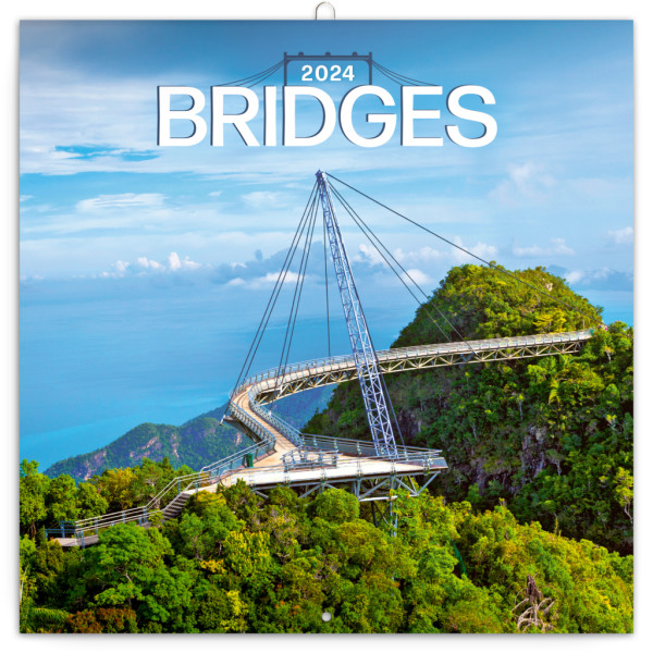 Poznámkový kalendár Mosty 2024