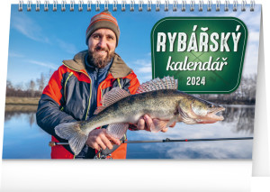 Stolový Rybársky kalendár 2024 - Reklamnepredmety