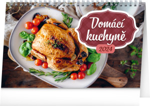 Stolový kalendár Domáca kuchyňa 2024 - Reklamnepredmety