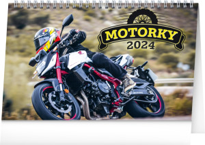 Stolový kalendár Motorky 2024 - Reklamnepredmety