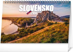Stolový kalendár Slovensko 2024 - Reklamnepredmety