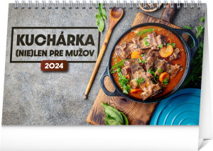 Stolový kalendár Kuchárka (nie)len pre mužov 2024 - Reklamnepredmety