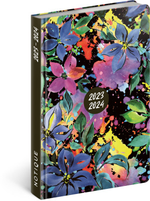 18mesačný diár Petito – Kvety 2023/2024 - Reklamnepredmety
