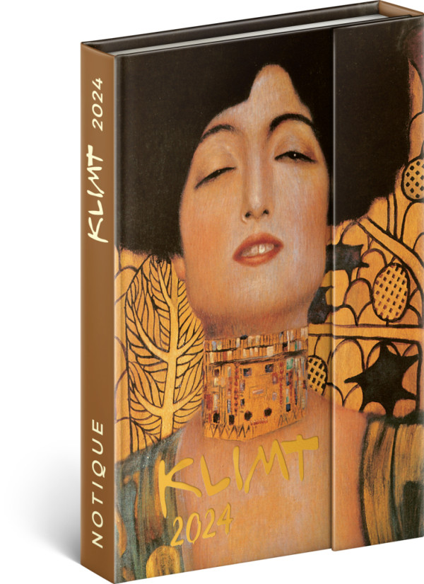 Týždenný magnetický diár Gustav Klimt 2024