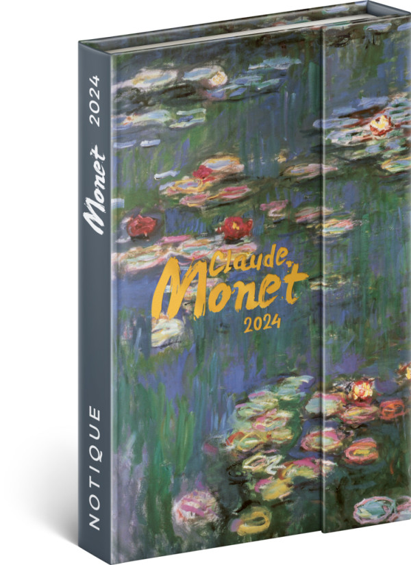 Týždenný magnetický diár Claude Monet 2024