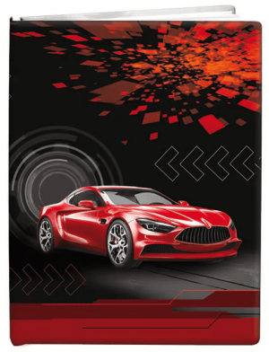 Pamätník A5 čistý Red Speed - Reklamnepredmety