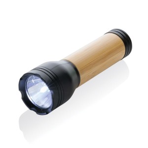 USB svietidlo Lucid 3W z RCS recykl. plastu a bambusu