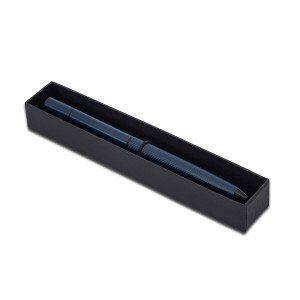 DUET 2v1 věčná tužka a kuličkové pero v krabičce, tmavě modrá - Reklamnepredmety