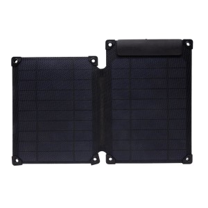 Prenosný solárny panel Solarpulse 10W z RCS RPET - Reklamnepredmety