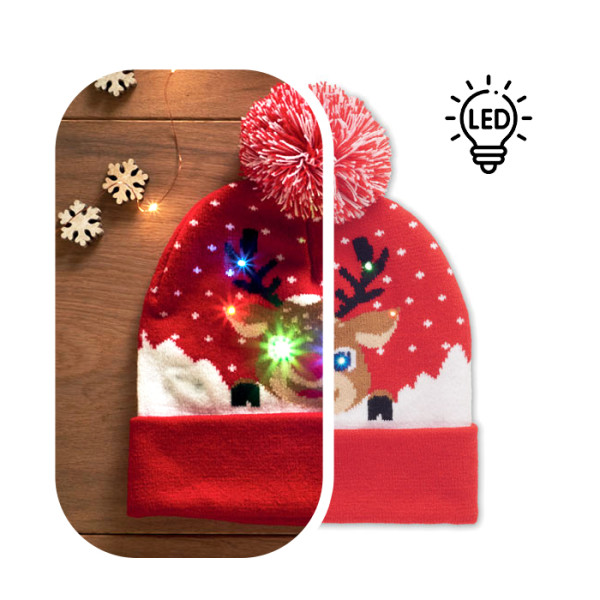 Vianočná pletená čiapka SHIMAS LIGHT