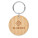 Okrúhly bambusový prívesok na kľúče ROUNDBOO - mo6977-40-print - variant 