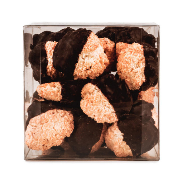 Kokosky polomáčané v belgickej čokoláde – 300g