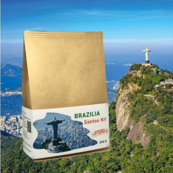 Zrnková káva Brazilia Santos NY