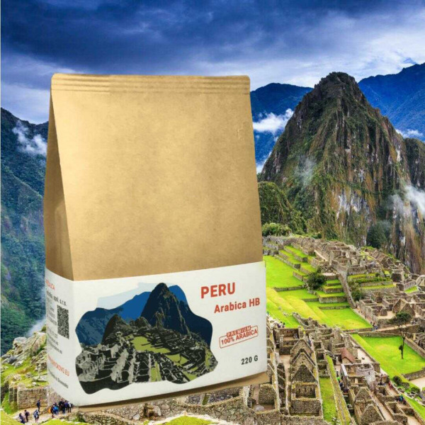 Zrnková káva Peru arabica HB