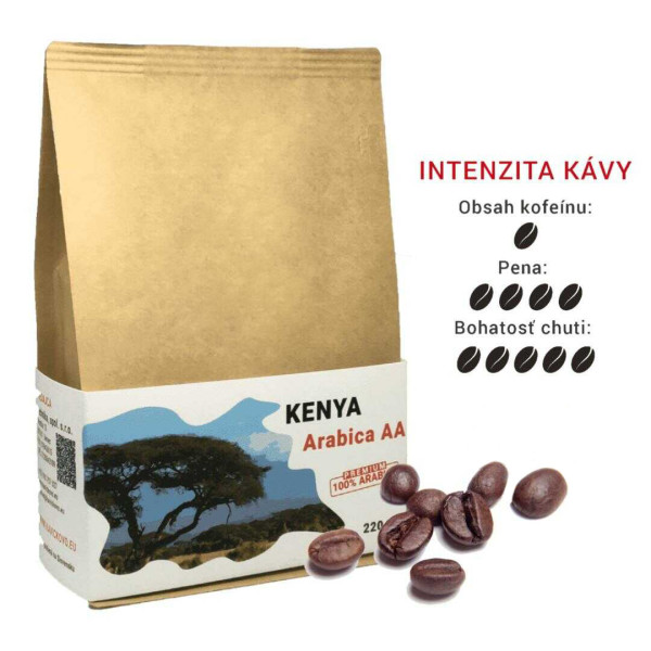 Zrnková káva Kenya Arabica