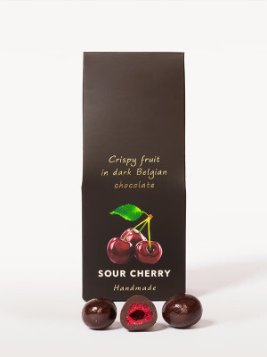 Višňa v horkej čokoláde 80g – hand made edition - Reklamnepredmety