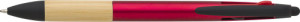 Trojfarebné pero s bambusovým úchopom - Reklamnepredmety