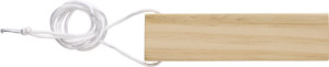 Drevená píšťalka so šnúrkou z RPET - Reklamnepredmety