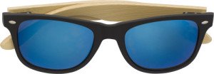 Slnečné okuliare s ochranou UV400 z plastu a bambusu - Reklamnepredmety