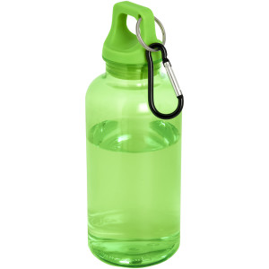 Fľaša na vodu s karabínou Oregon 400ml z RCS certifikovaného recyklovaného plastu - Reklamnepredmety