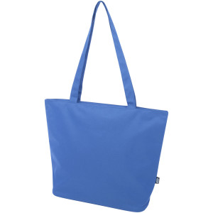 GRS recyklovaná nákupná taška so zipsom Panama, 20 l - Reklamnepredmety