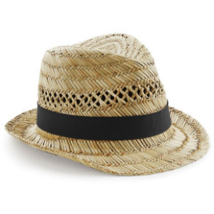 Klobúk s pleteným vzorom "Straw Summer Trilby" - Reklamnepredmety